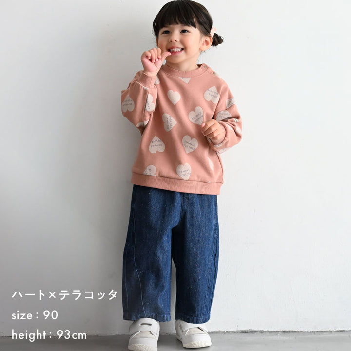 ビッグプリント スウェット トレーナー