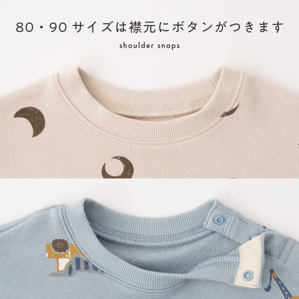 ビッグプリント スウェット トレーナー
