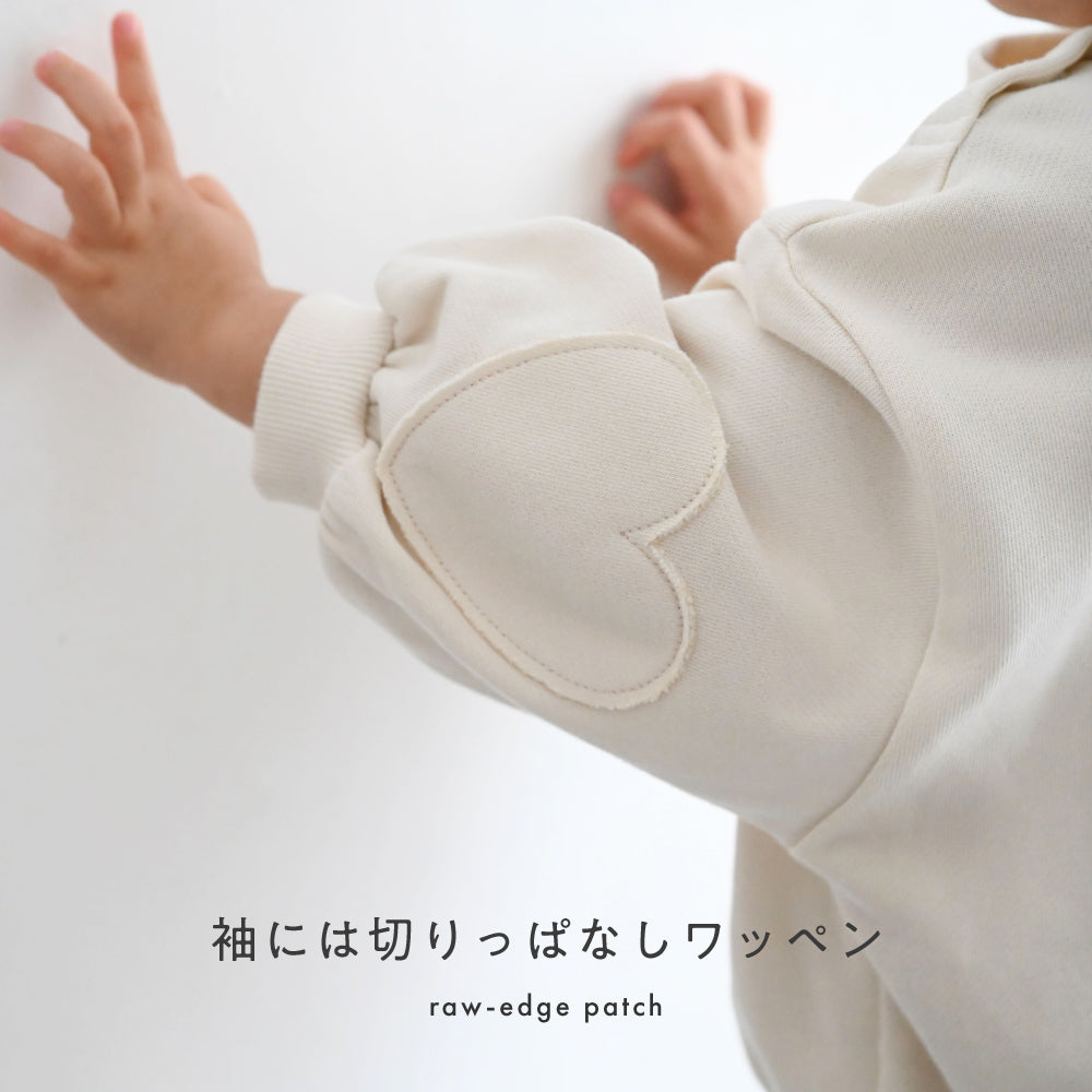 袖ワッペン スウェット トレーナー