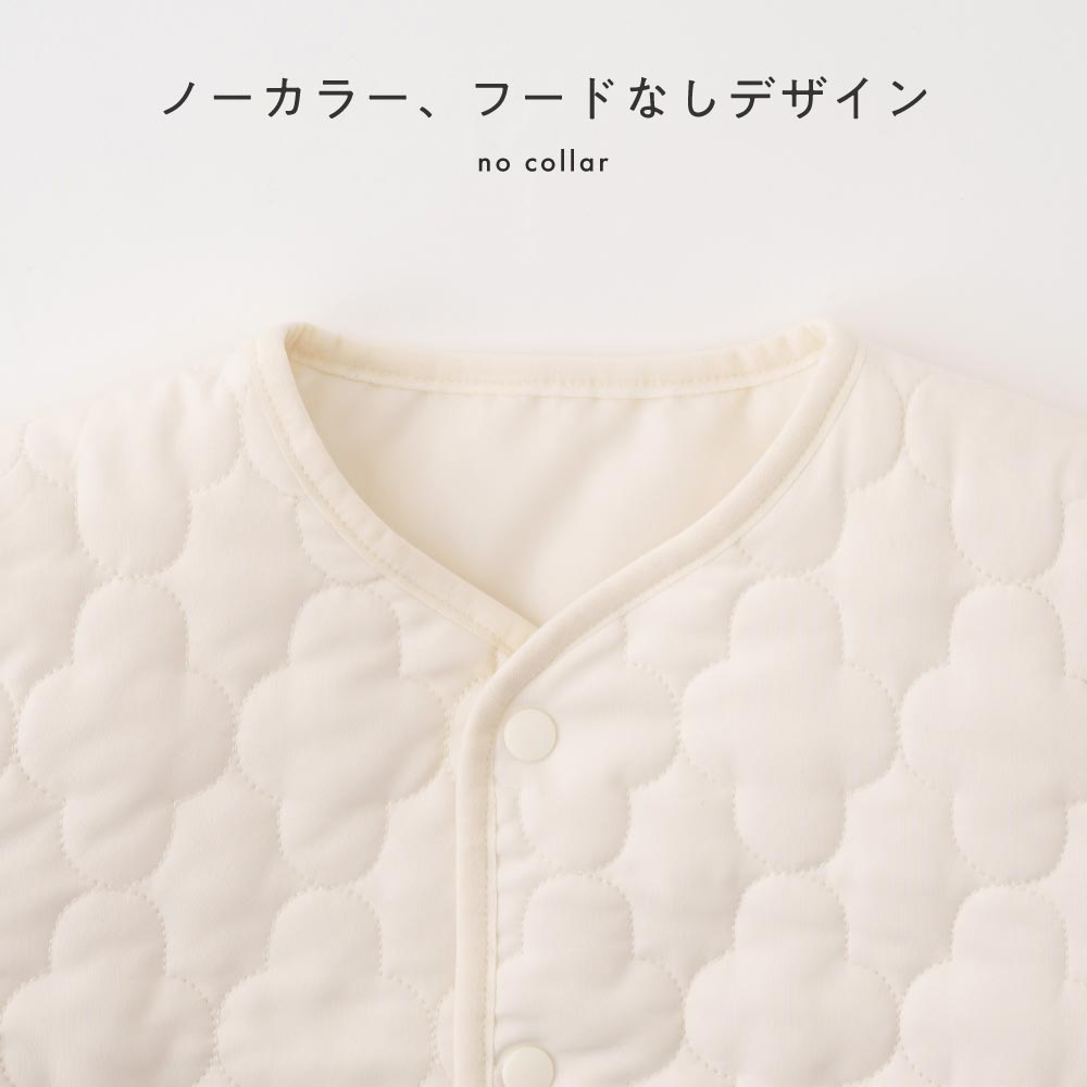 【撥水】 洗える ノーカラー キルティング ジャケット