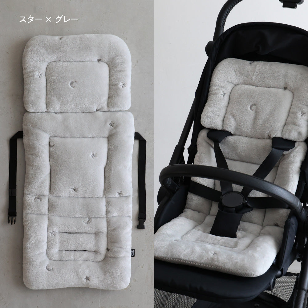 ベビーカーシート クッション フランネル