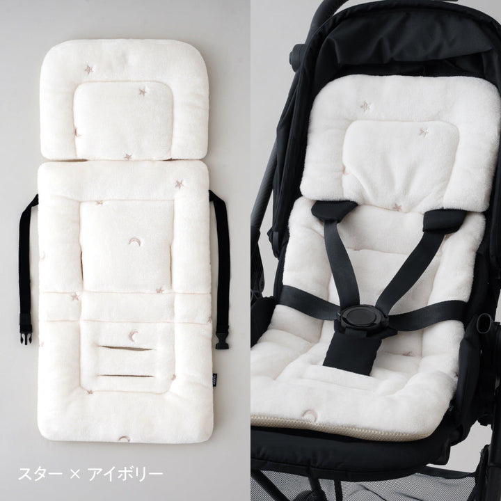 ベビーカーシート クッション フランネル