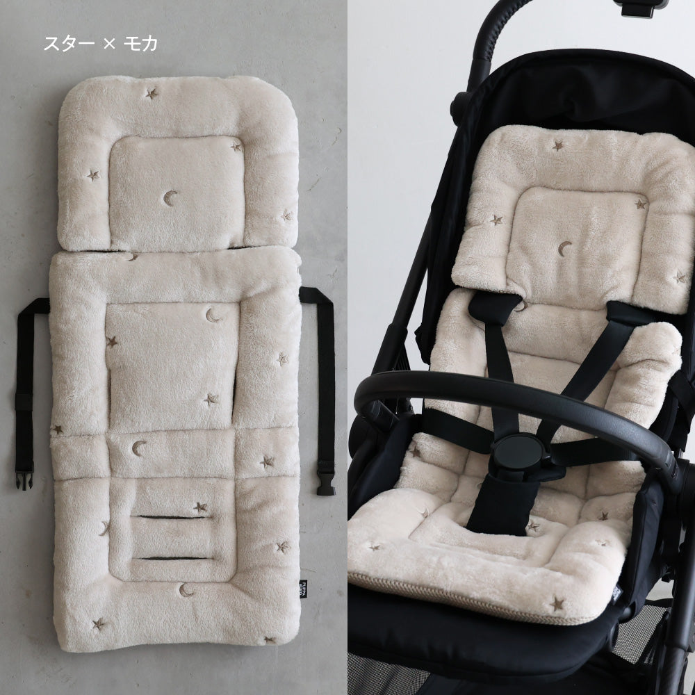 ベビーカーシート クッション フランネル