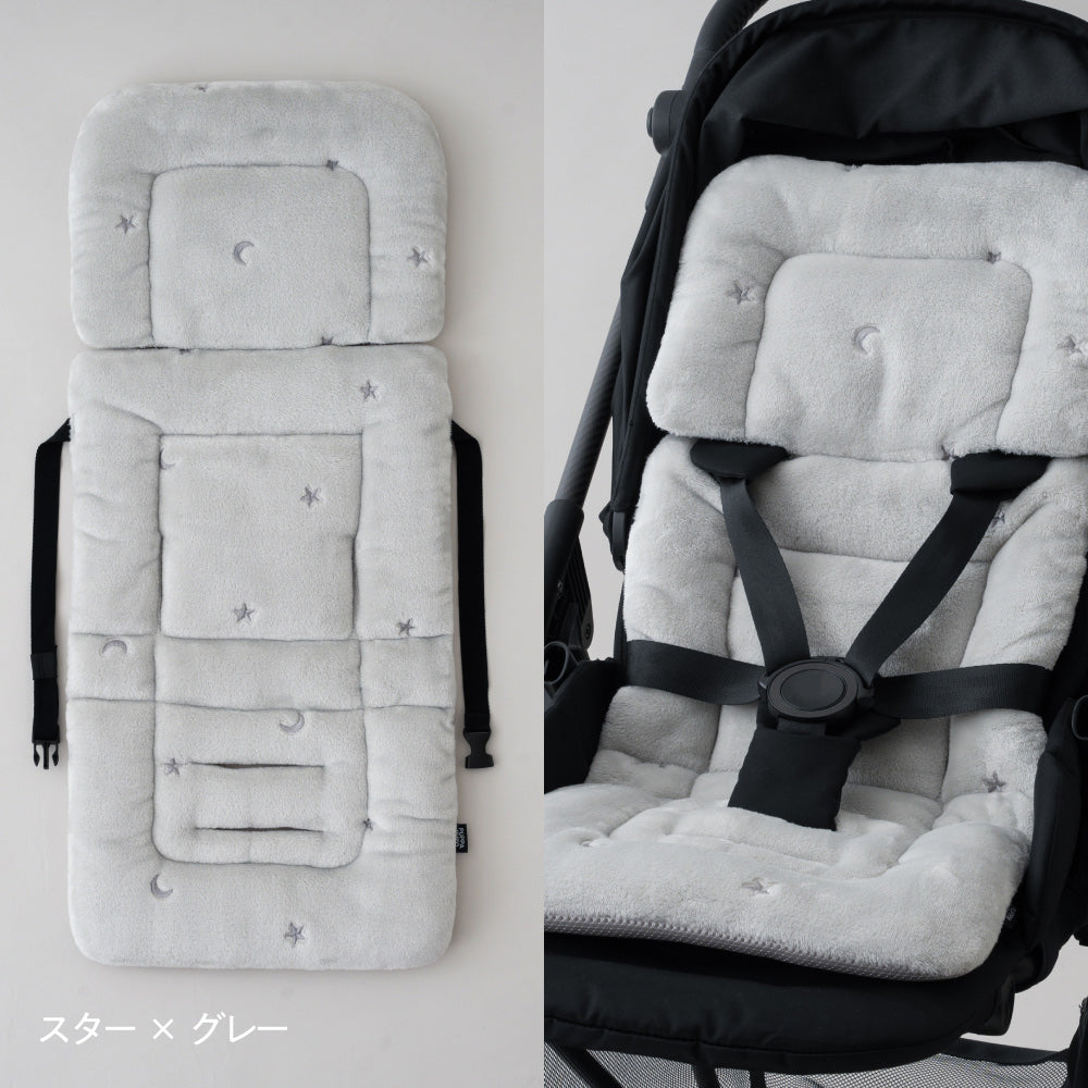 ベビーカーシート クッション フランネル