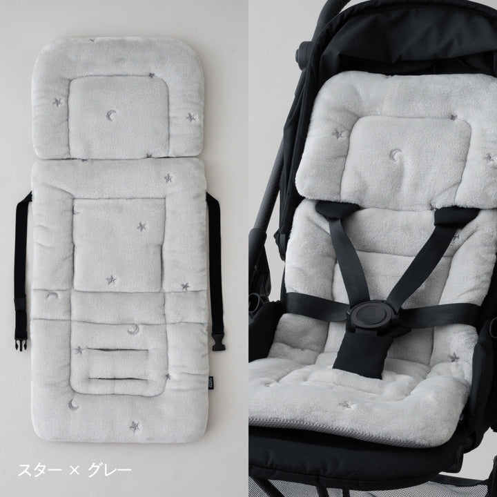 ベビーカーシート クッション フランネル