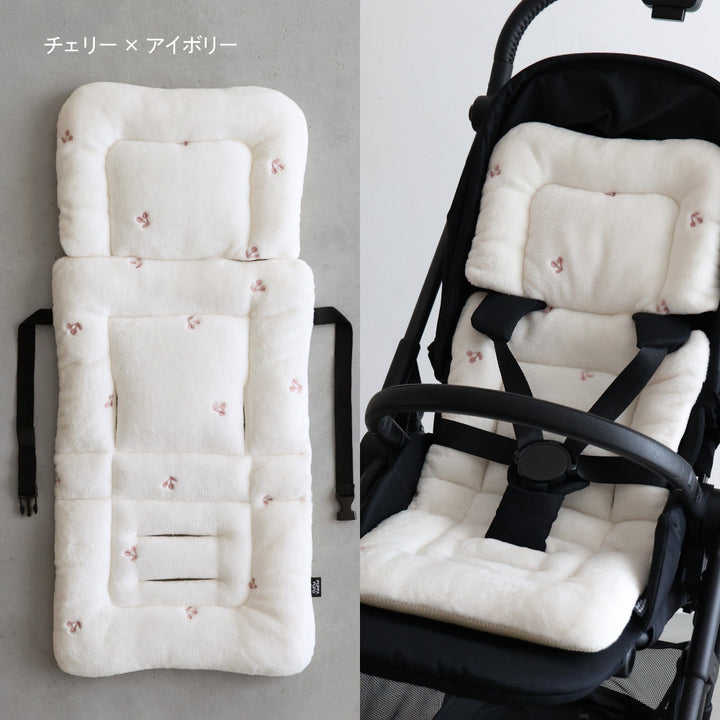 ベビーカーシート クッション フランネル