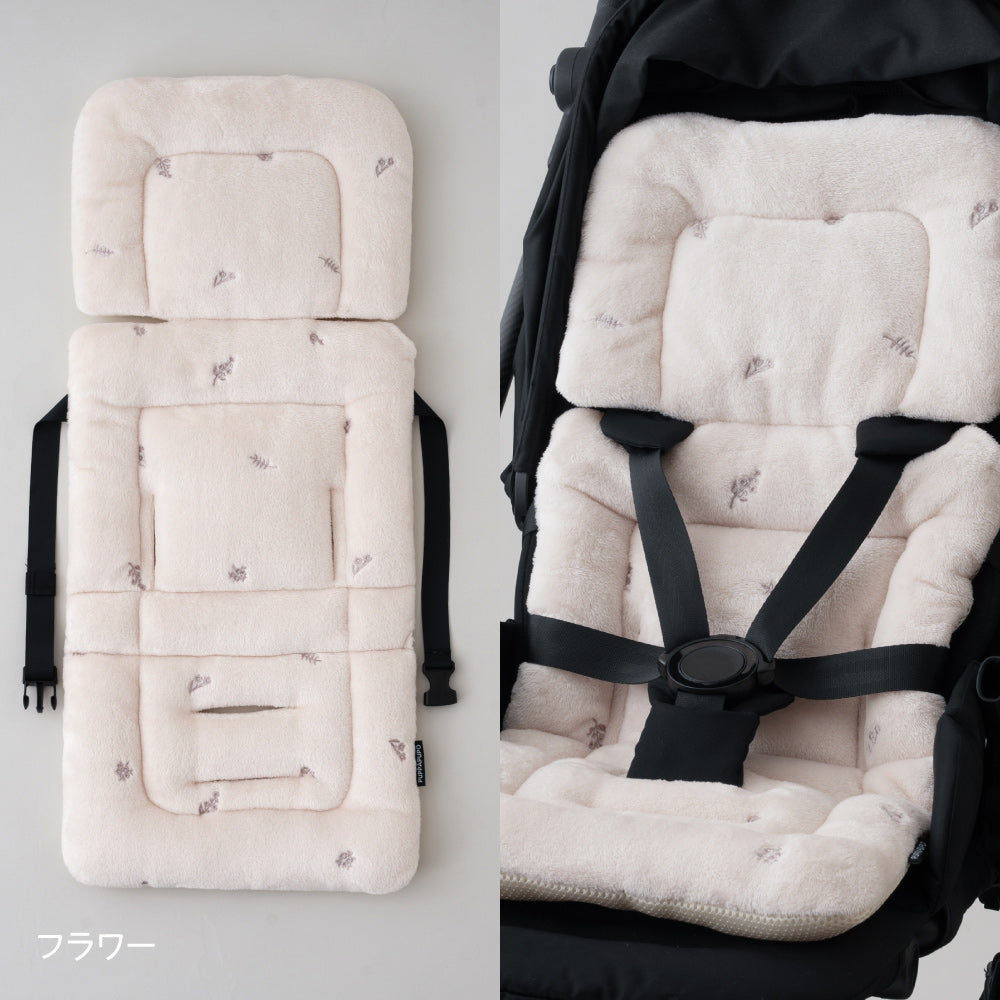 ベビーカーシート クッション フランネル