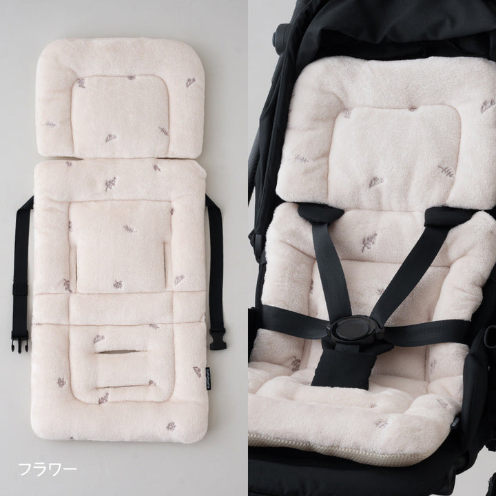 ベビーカーシート クッション フランネル