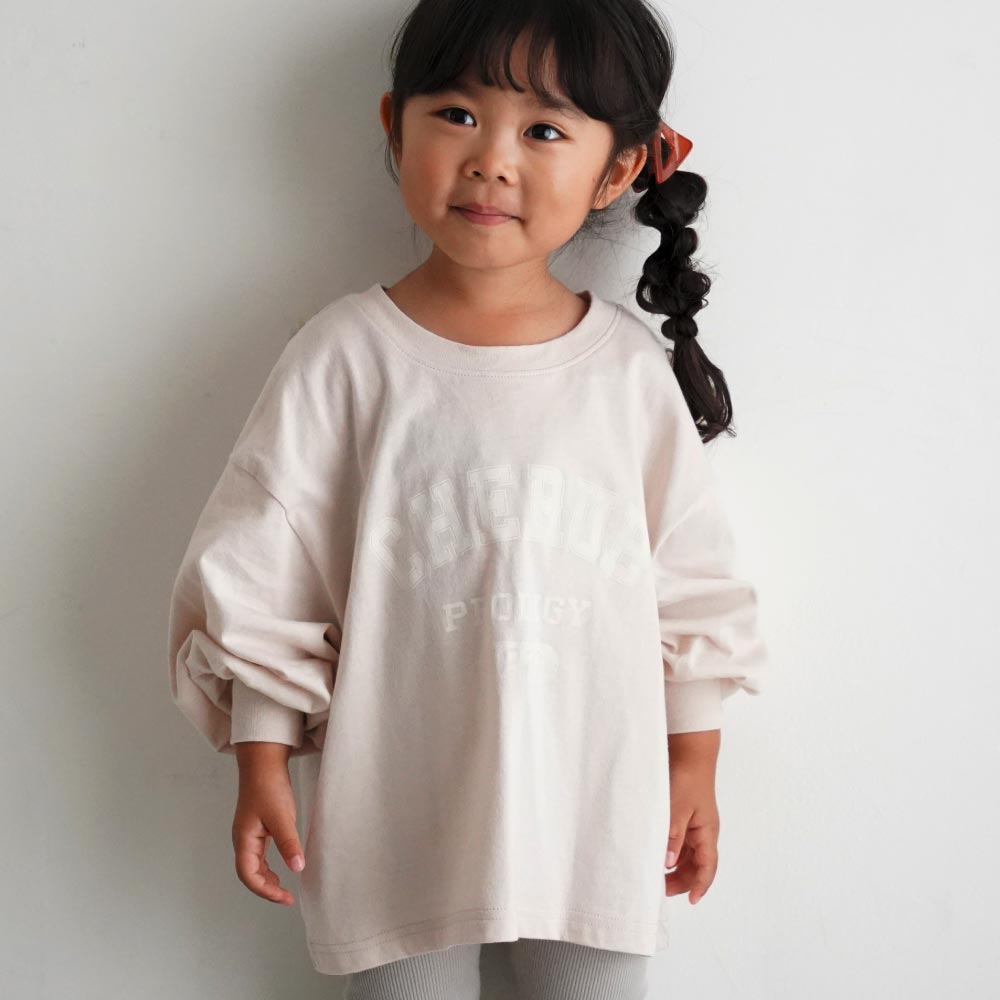 【春夏】カレッジロゴ 長袖 Tシャツ