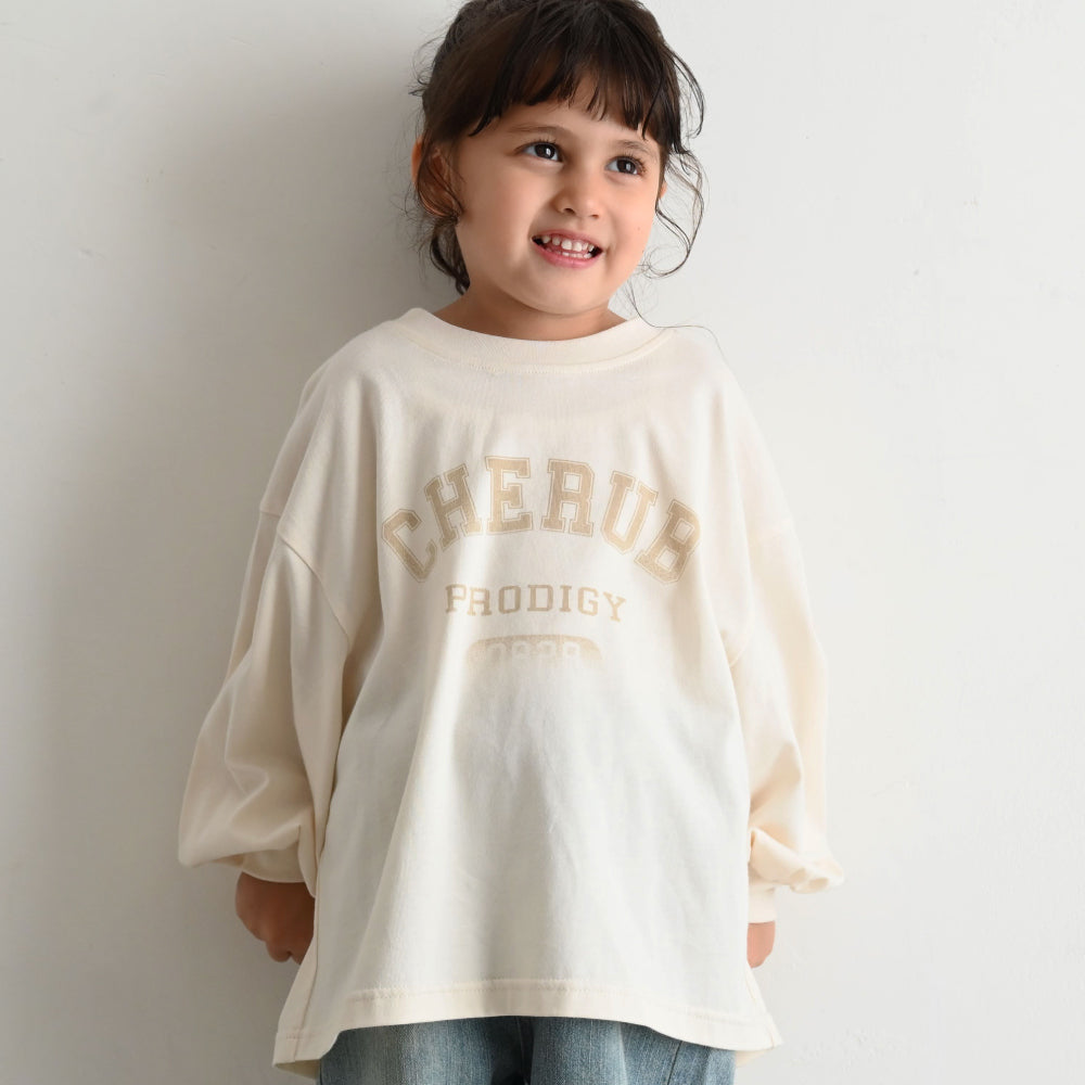 カレッジロゴ 長袖 Tシャツ