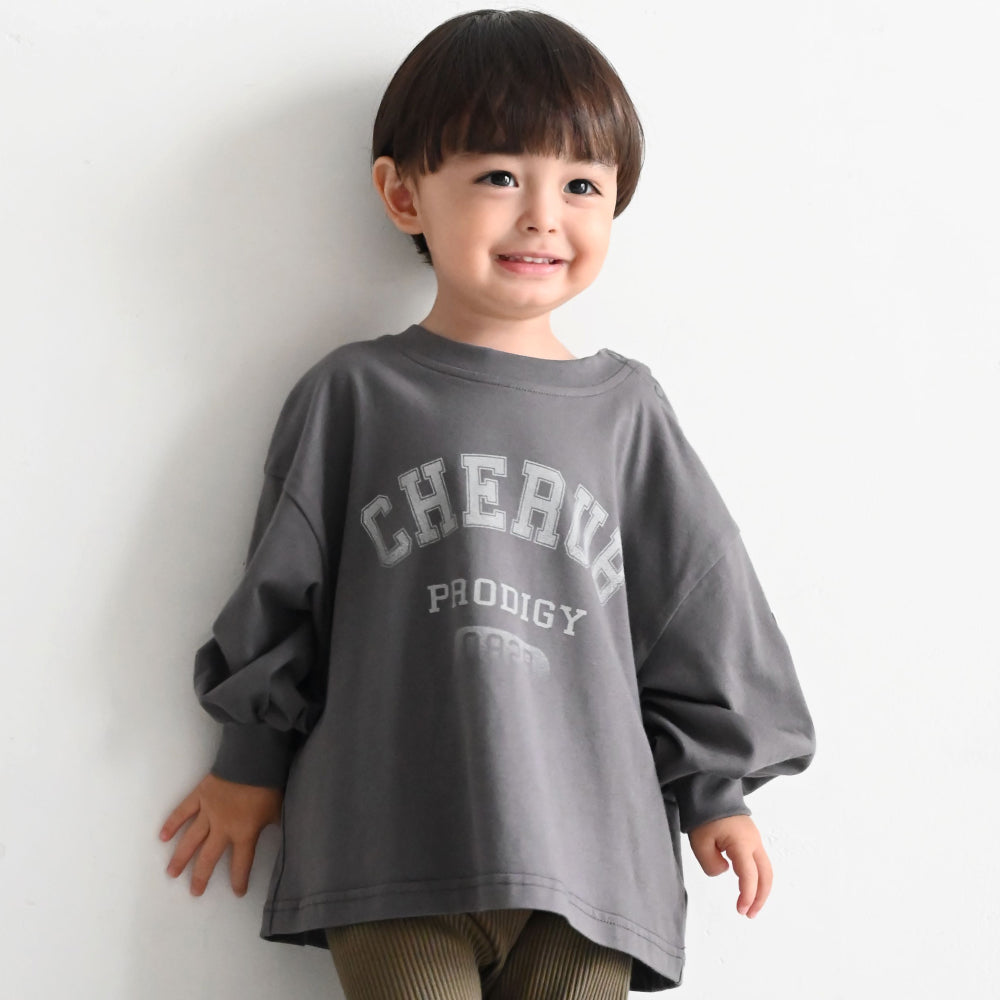 カレッジロゴ 長袖 Tシャツ