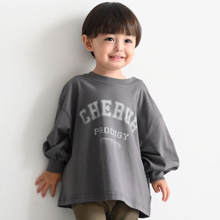 カレッジロゴ 長袖 Tシャツ