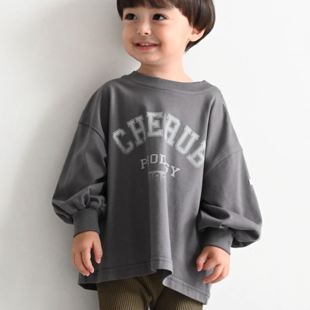 カレッジロゴ 長袖 Tシャツ