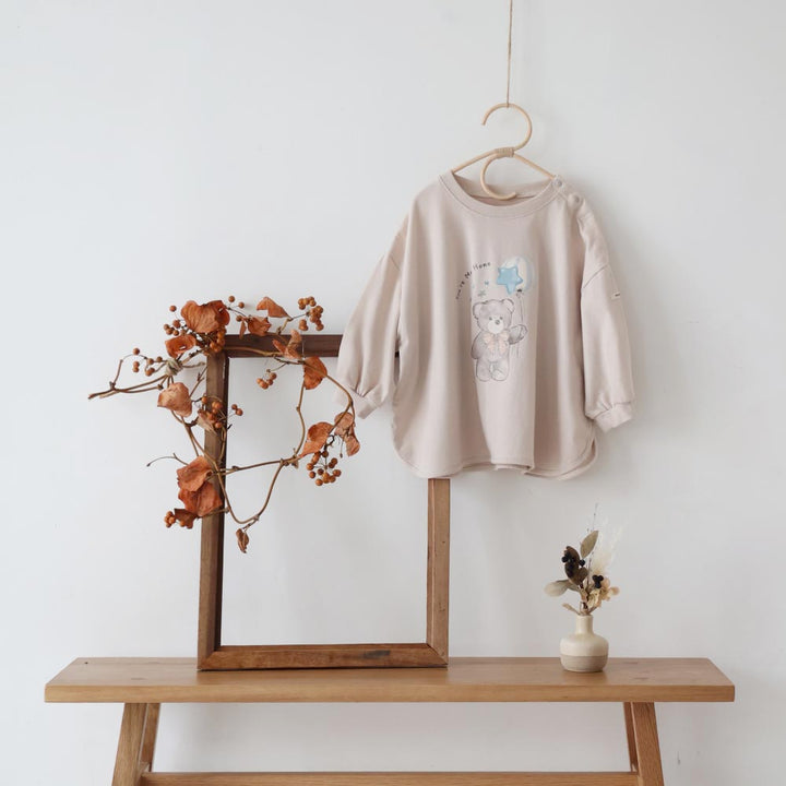 ラウンドヘム 長袖 Tシャツ