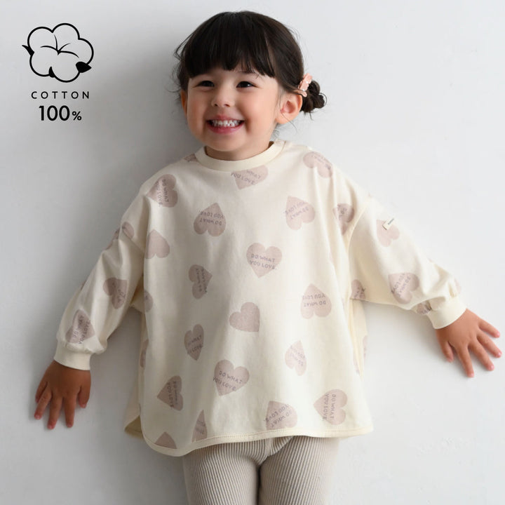 【秋冬】 ラウンドヘム 長袖 Tシャツ