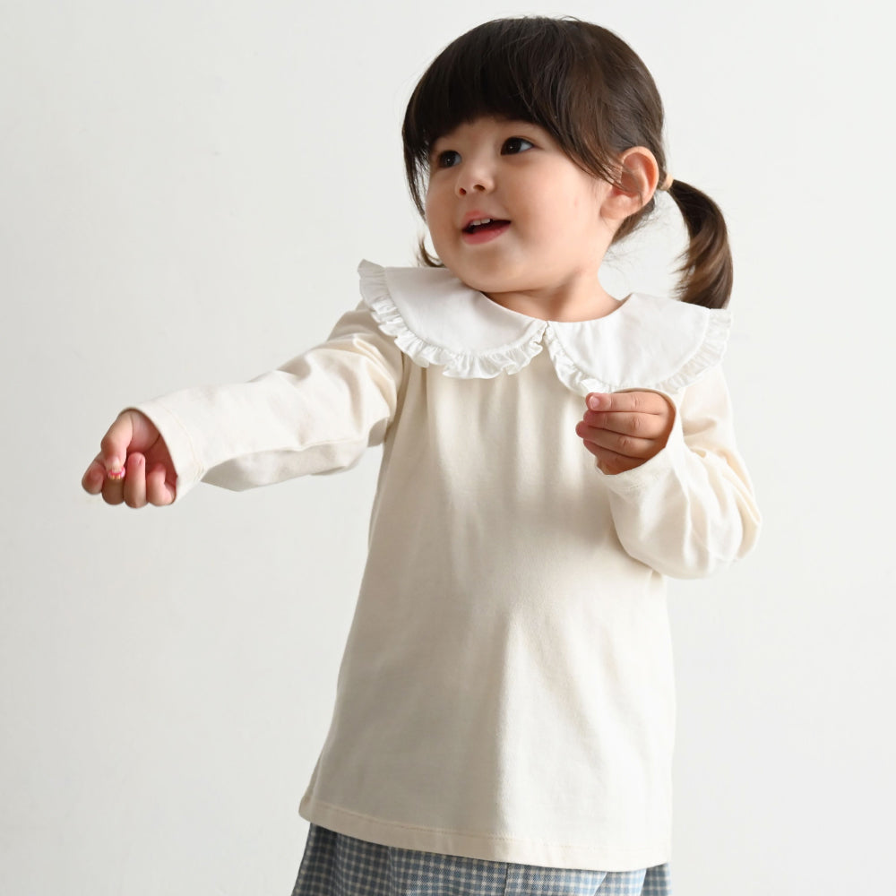 ビッグカラー 長袖 Tシャツ