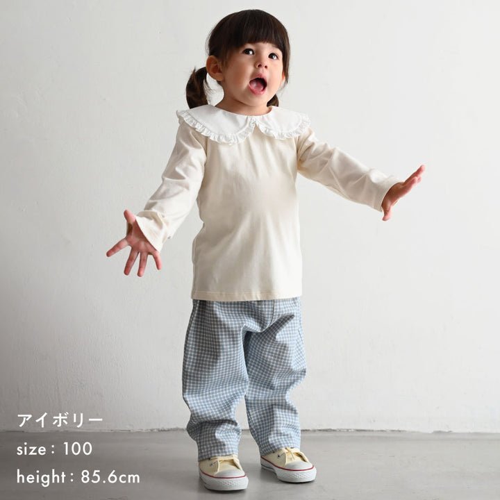 ビッグカラー 長袖 Tシャツ