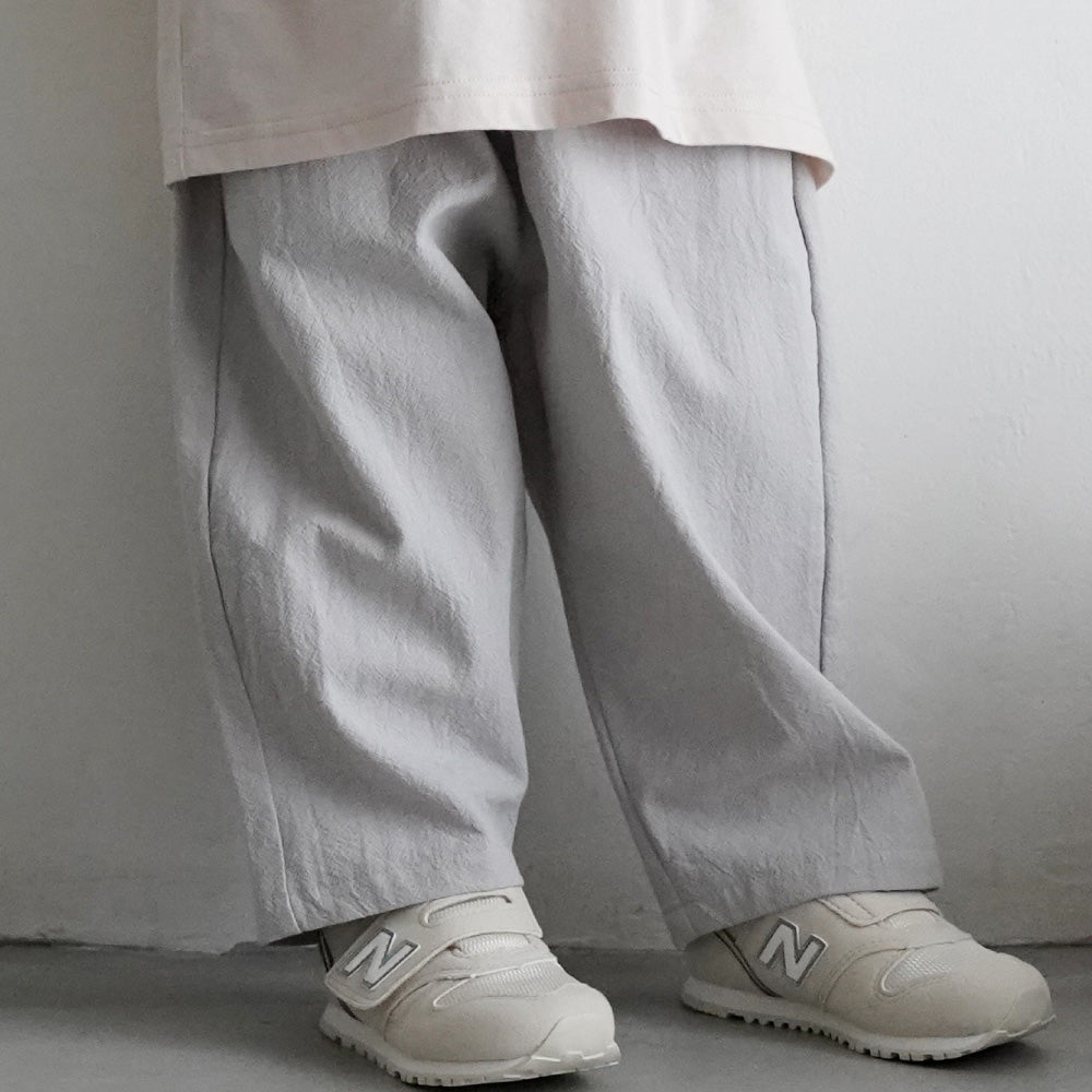 ワイド 9分丈 パンツ