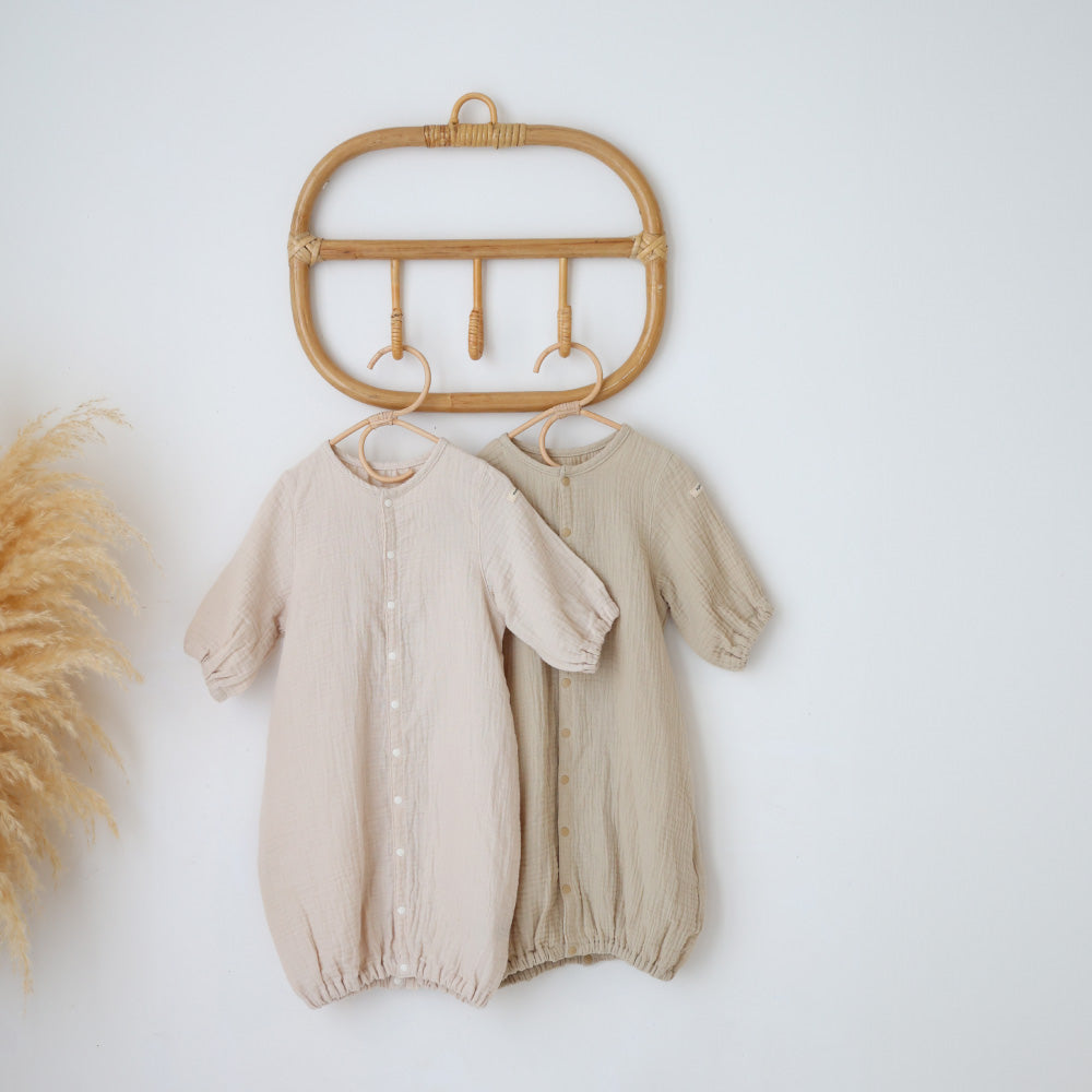 2way カバーオール ロンパース ダブルガーゼ