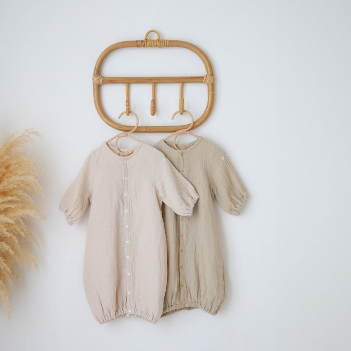 2way カバーオール ロンパース ダブルガーゼ