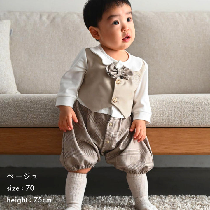 ベビー フォーマル ロンパース