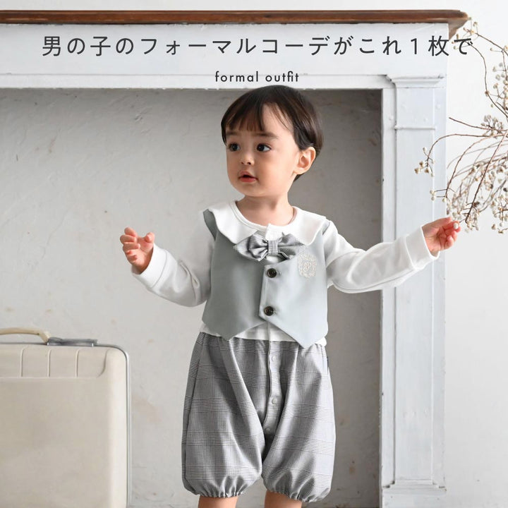 ベビー フォーマル ロンパース