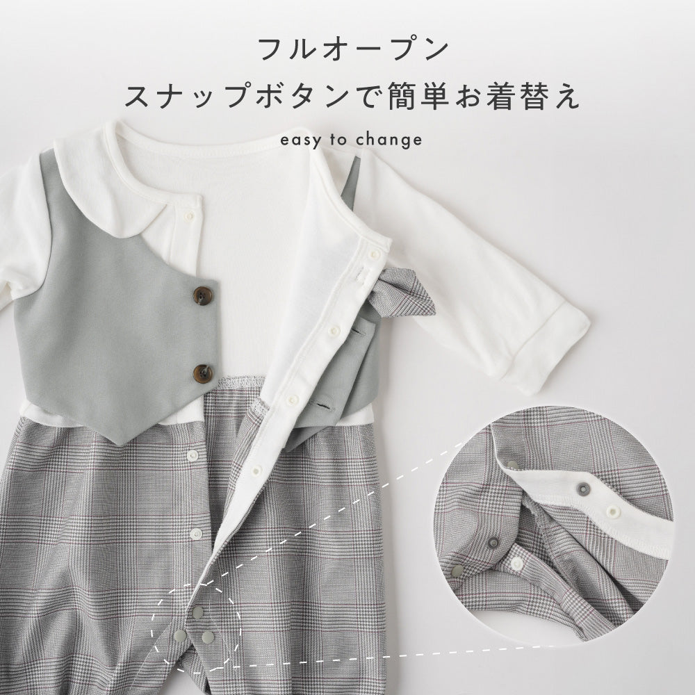 ベビー フォーマル ロンパース