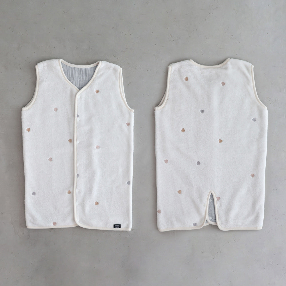 【名入れ刺繍商品】スリーパー フランネル×ガーゼ