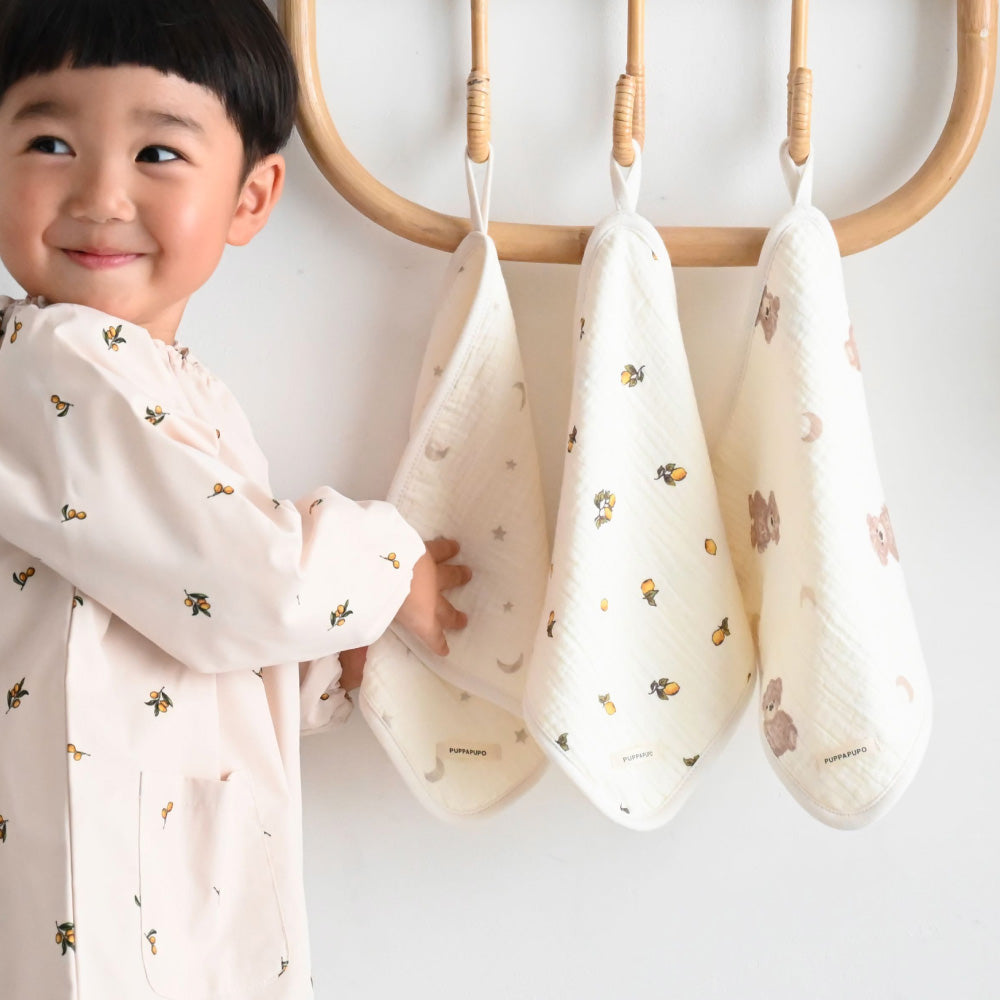 ループ付き ガーゼタオル 5枚セット – PUPPAPUPO オフィシャルストア