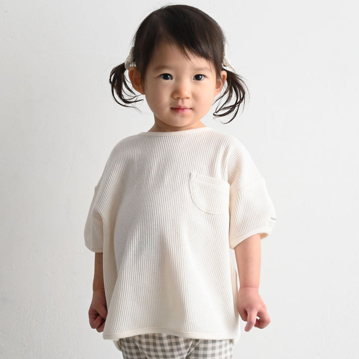 プランプ 半袖 Tシャツ ワッフル