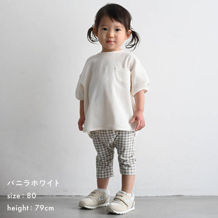 プランプ 半袖 Tシャツ ワッフル