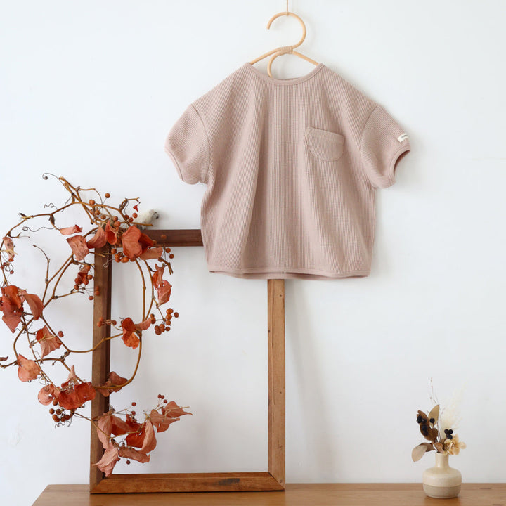 プランプ 半袖 Tシャツ ワッフル