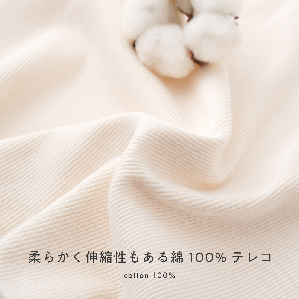 ビッグカラー 半袖 Tシャツ テレコ