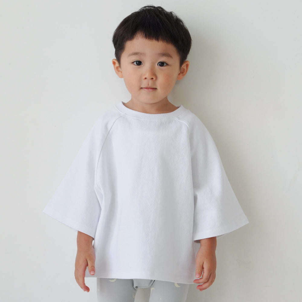 ラグラン 6分袖 半袖 Tシャツ 太番手