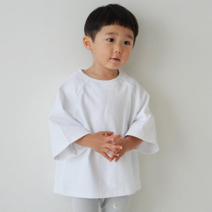 ラグラン 6分袖 半袖 Tシャツ 太番手