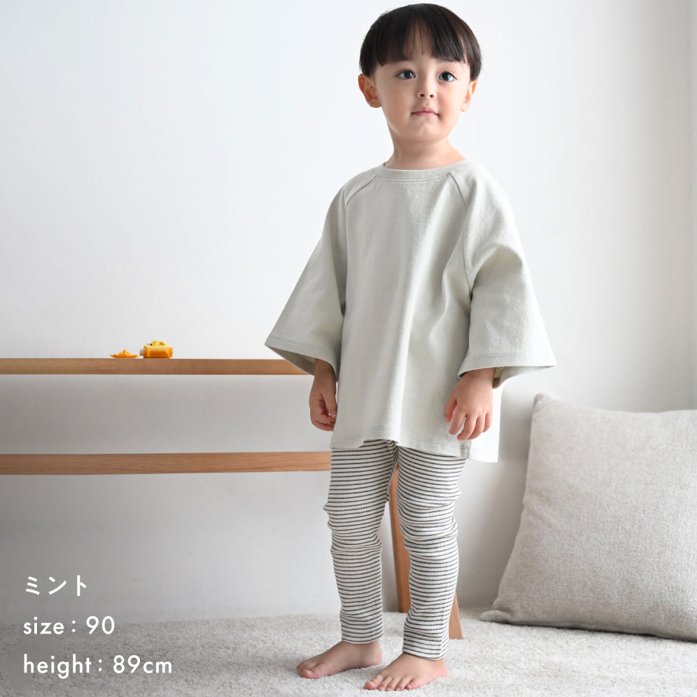 ラグラン 6分袖 半袖 Tシャツ 太番手