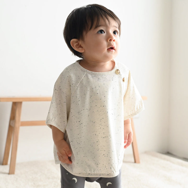 ラグラン 半袖 Tシャツ ネップ