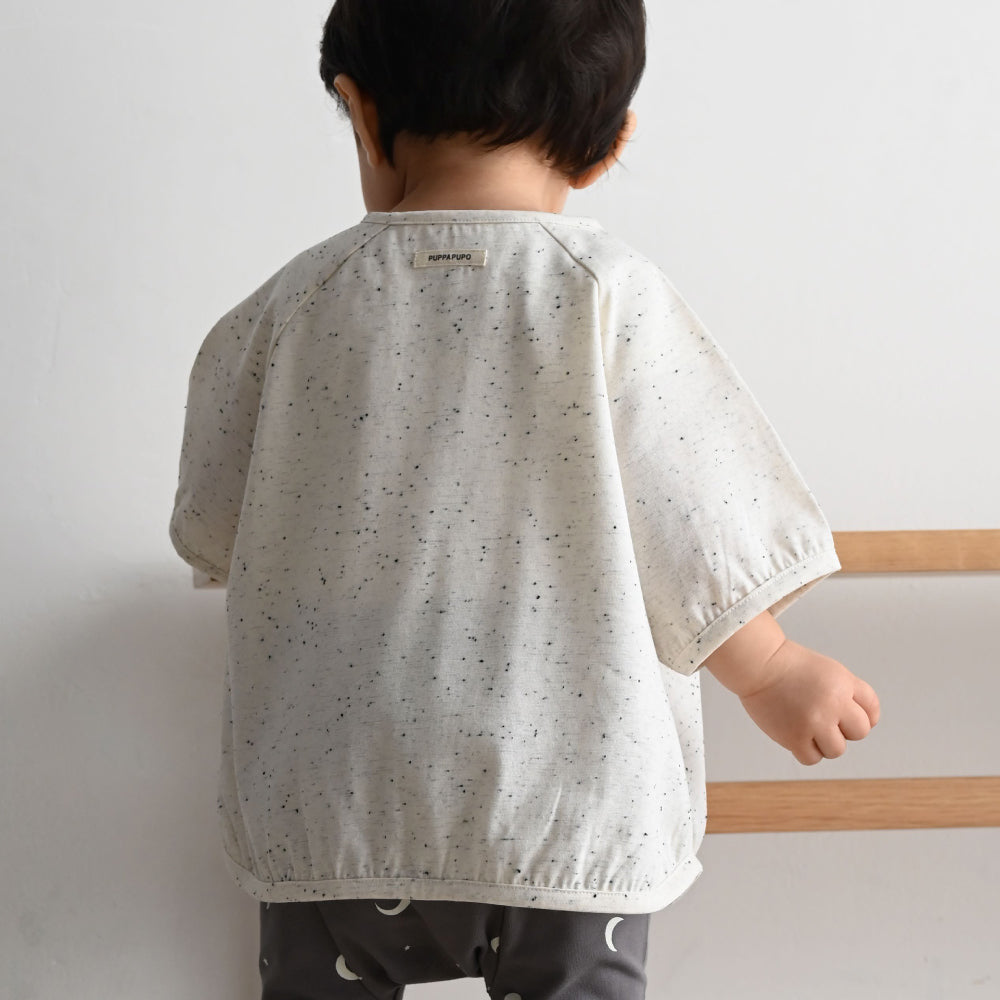 ラグラン 半袖 Tシャツ ネップ