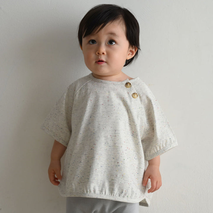 ラグラン 半袖 Tシャツ ネップ