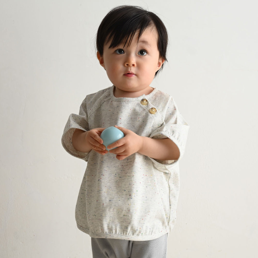 ラグラン 半袖 Tシャツ ネップ