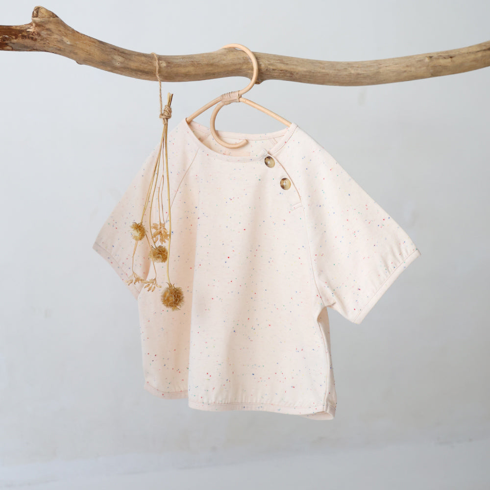 ラグラン 半袖 Tシャツ ネップ