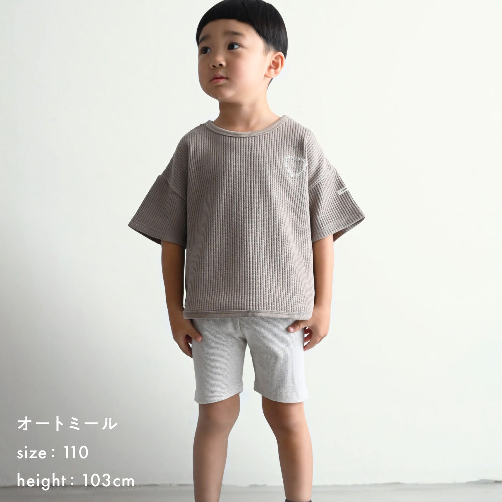 レギンス ハーフ パンツ テレコ