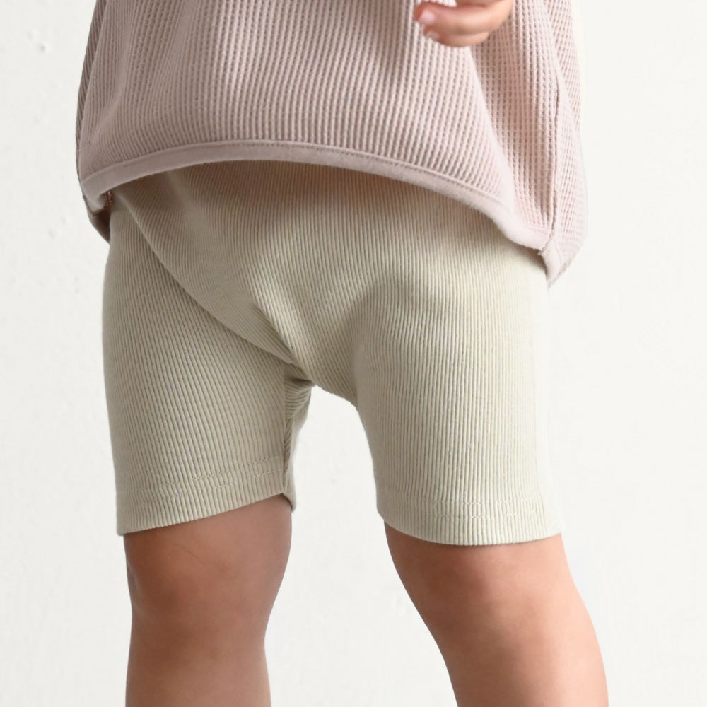 レギンス ハーフ パンツ テレコ