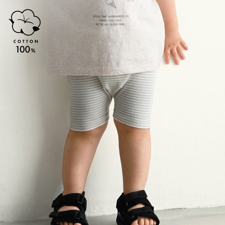 レギンス ハーフ パンツ テレコ