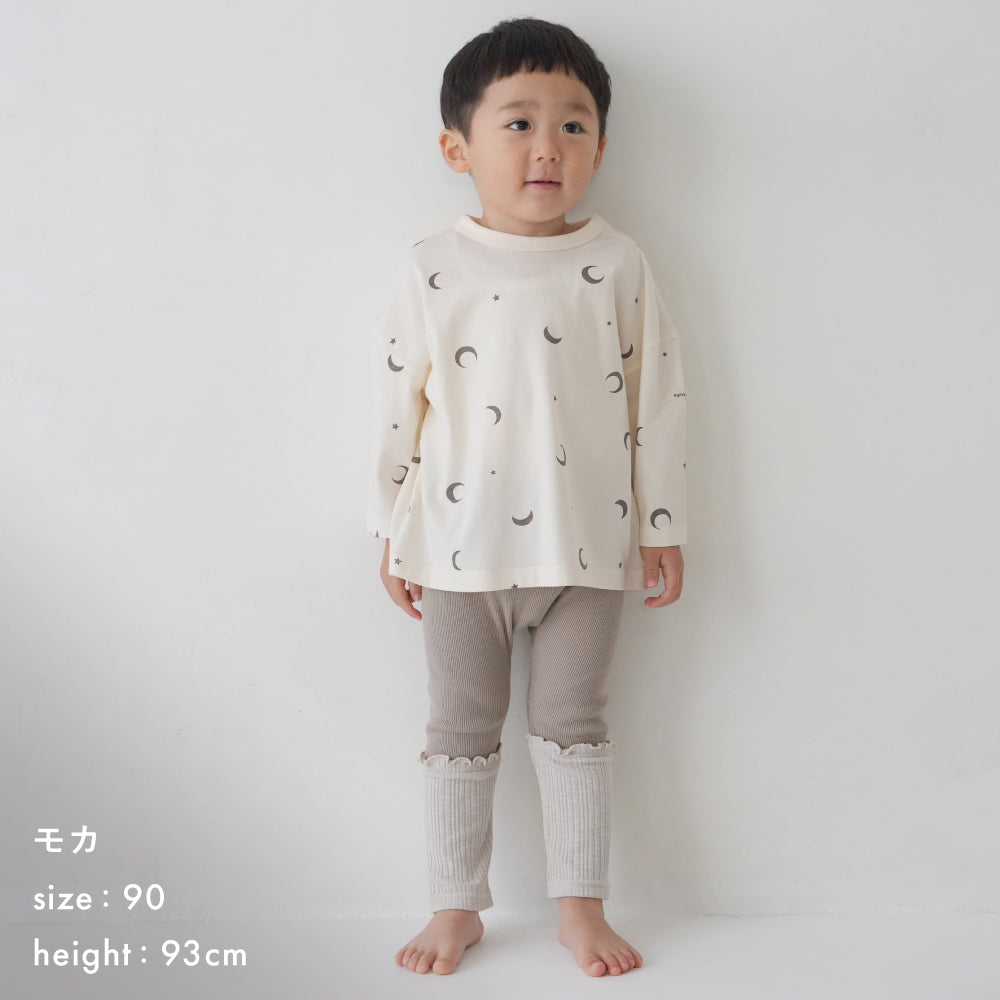 切り替え レギンス パンツ テレコ