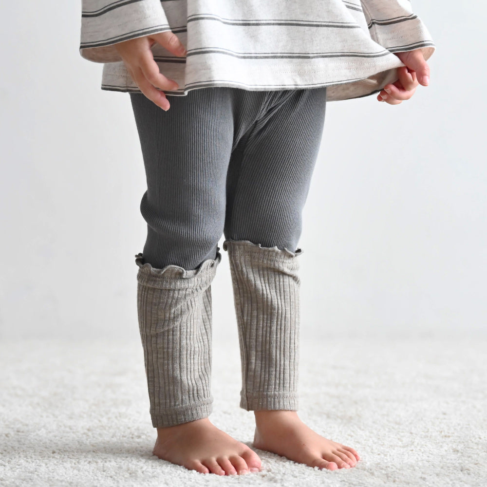 切り替え レギンス パンツ テレコ