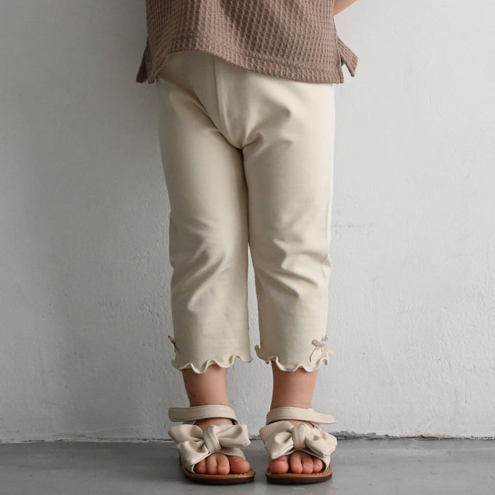 レギンス 7分丈 フリル パンツ