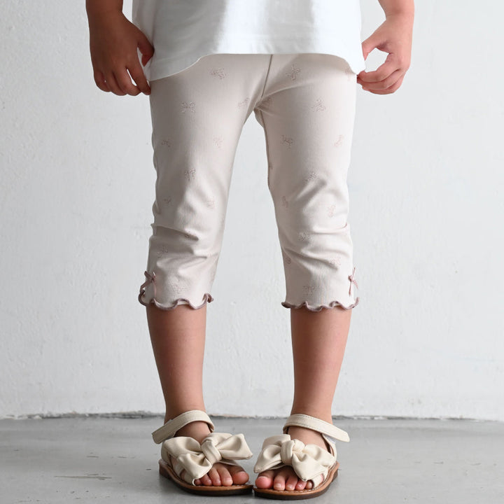 レギンス 7分丈 フリル パンツ