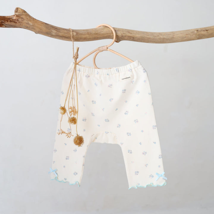 レギンス 7分丈 フリル パンツ