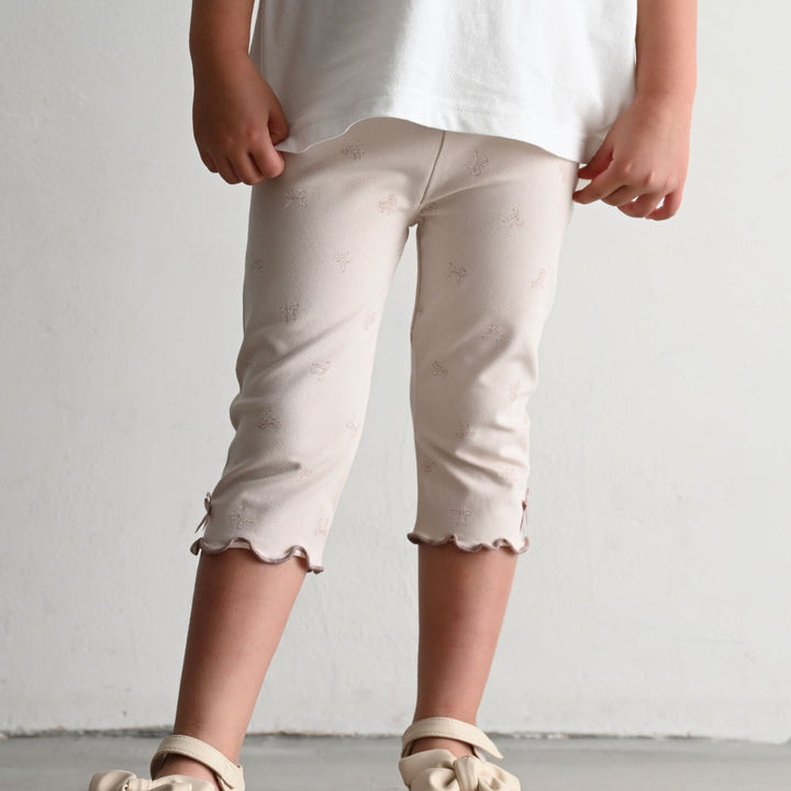 レギンス 7分丈 フリル パンツ